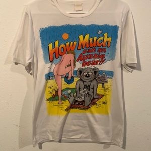 Vintage single stitch nude beach T-shirt